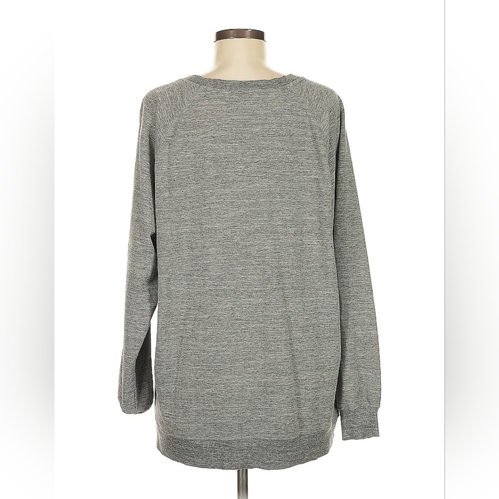Wildfox "Pour Favor" Graphic Pullover Sweater Gray Size M - Picture 3 of 7